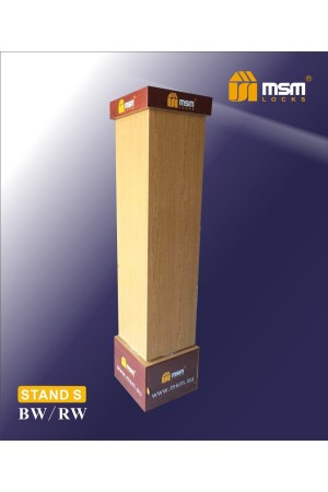 Стенд S Светлое дерево / Красное дерево (BW/RW)