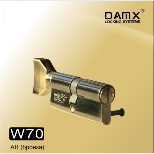 Сантехнический цилиндр  DAMX W70 Бронза (AB)