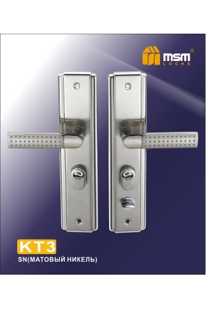 Ручка KT3 A (автомат, универсальная) SN Матовый никель (SN)