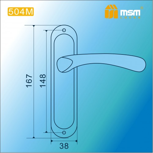 Ручка 504 M Матовая латунь1 (SB1)