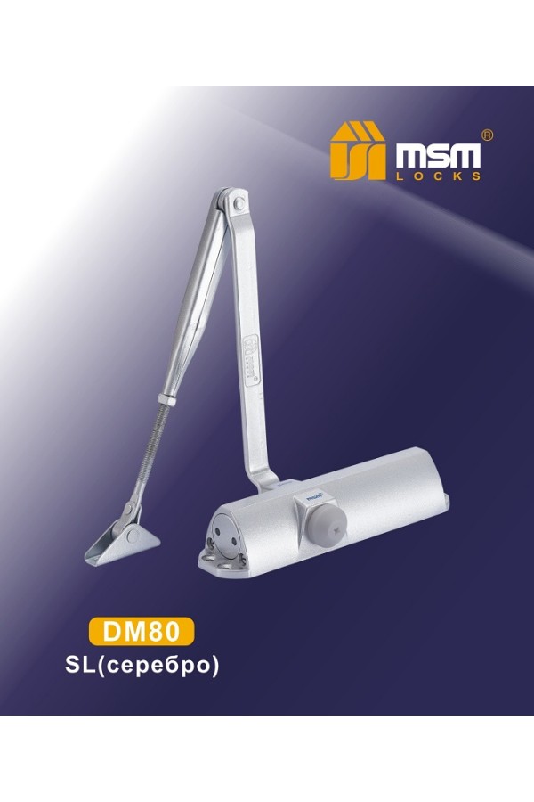 Доводчики DM80 Серебро (SL)