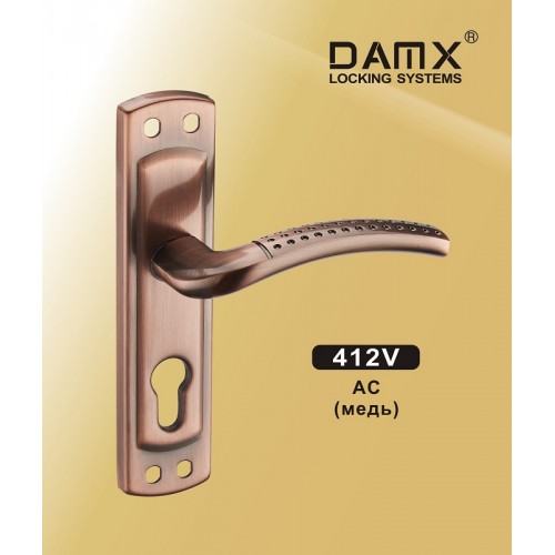 Ручка DAMX 412V  Медь (AC)