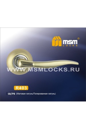 Ручка на круглой накладке R403