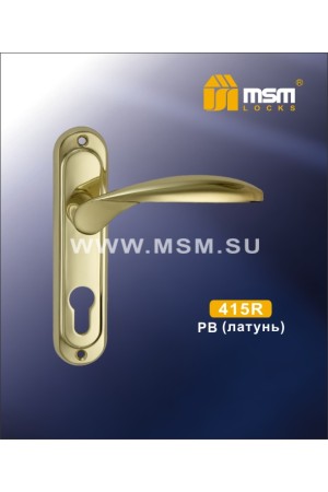 Ручка 415 R Полированная латунь (PB)