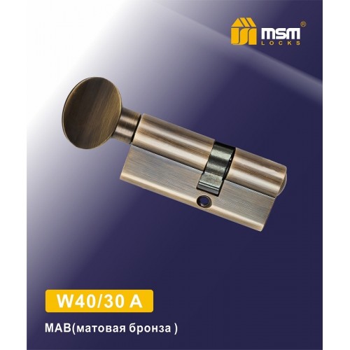 Сантехнический W 40/30-A MАB Матовая бронза (MAB)