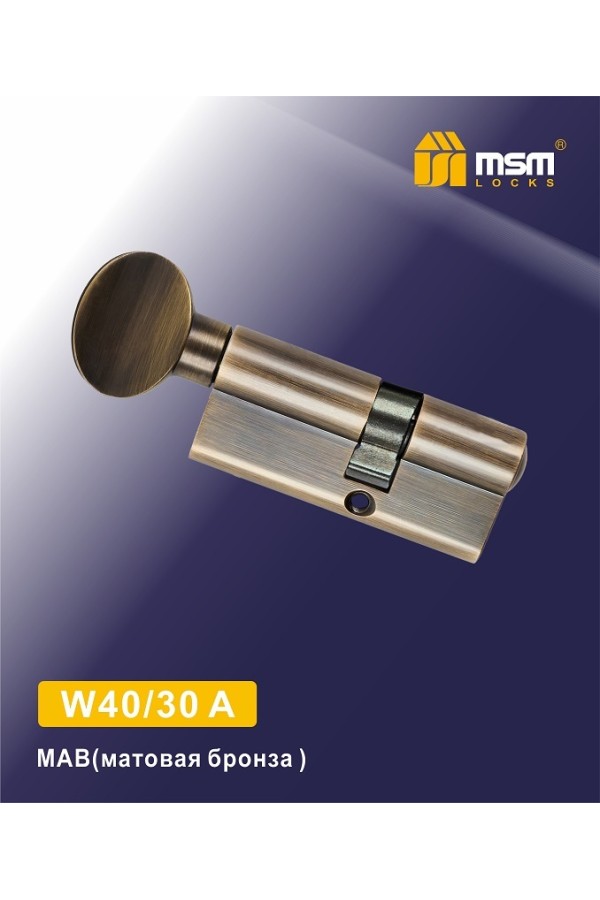 Сантехнический W 40/30-A MАB Матовая бронза (MAB)