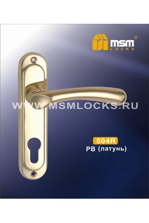 Ручка 504 R Полированная латунь (PB)