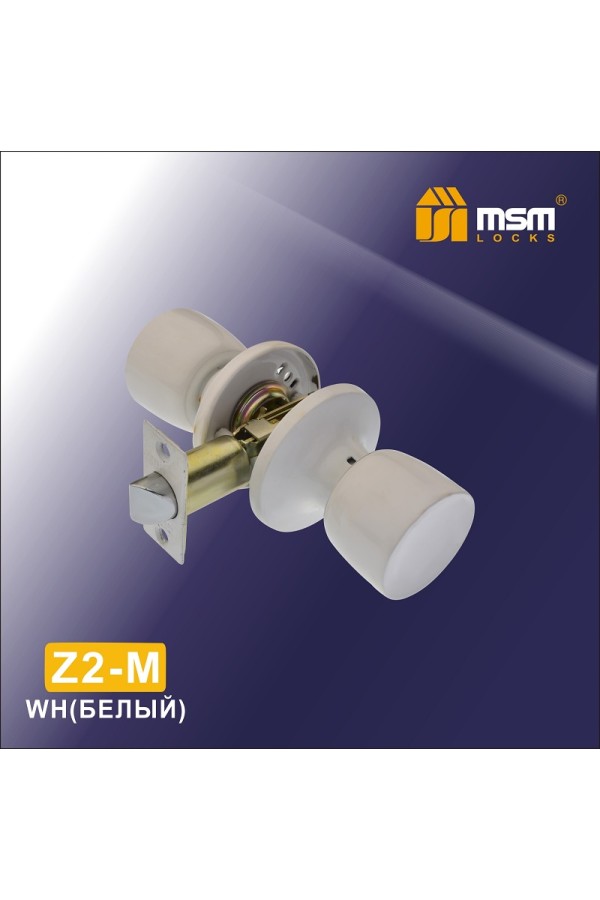 Ручка защелка (шариковая) Z2-M Белый (WH)