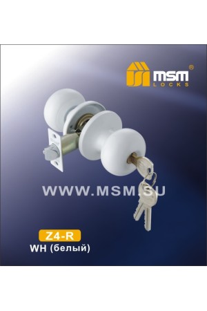 Ручка защелка (шариковая) Z4-R Белый (WH)