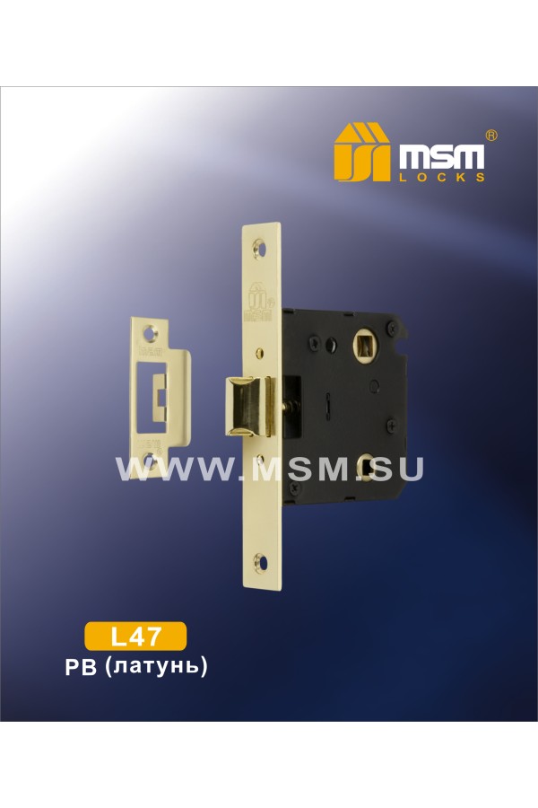 Механизм врезной<br>Сантехнический L47 Полированная латунь (PB)