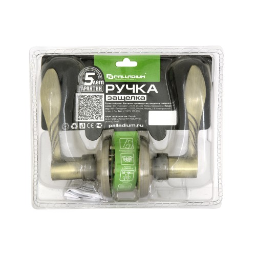 Ручка защелка Palladium 802 AB PS