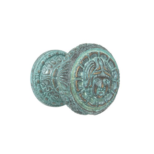 Дверная ручка Manzzaro Art 300 AG античная бронза (blue)