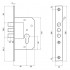 Корпус замка Palladium 0189-3M хром