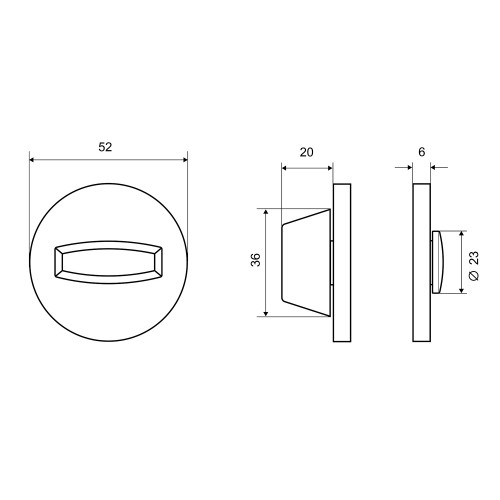 Накладка фиксатор Palladium Z 110 BK GF