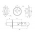 Задвижка врезная с поворотной ручкой INKU D 105 РВ S