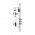 Корпус Fuaro (Фуаро) врезного замка с защёлкой DD900/C-45.85.3MR (900 3MR/CP W/B) CP хром