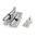 Цилиндровый Fuaro (Фуаро) механизм (100 CM/80) 1000CMKnob80(35+10+35) CP хром 3Key с вертушкой