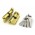 Цилиндровый Fuaro (Фуаро) механизм (R602/70) R6002Knob70(30+10+30) PB латунь 5Key с вертушкой