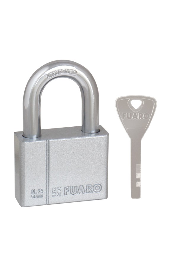 Замок Fuaro (Фуаро) навесной PL-PROTEC-2550 4 fin key (PL-2550) фин. /блистер