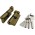 Цилиндровый Fuaro (Фуаро) механизм (R602/60) R6002Knob60(25+10+25) AB бронза 5Key с вертушкой