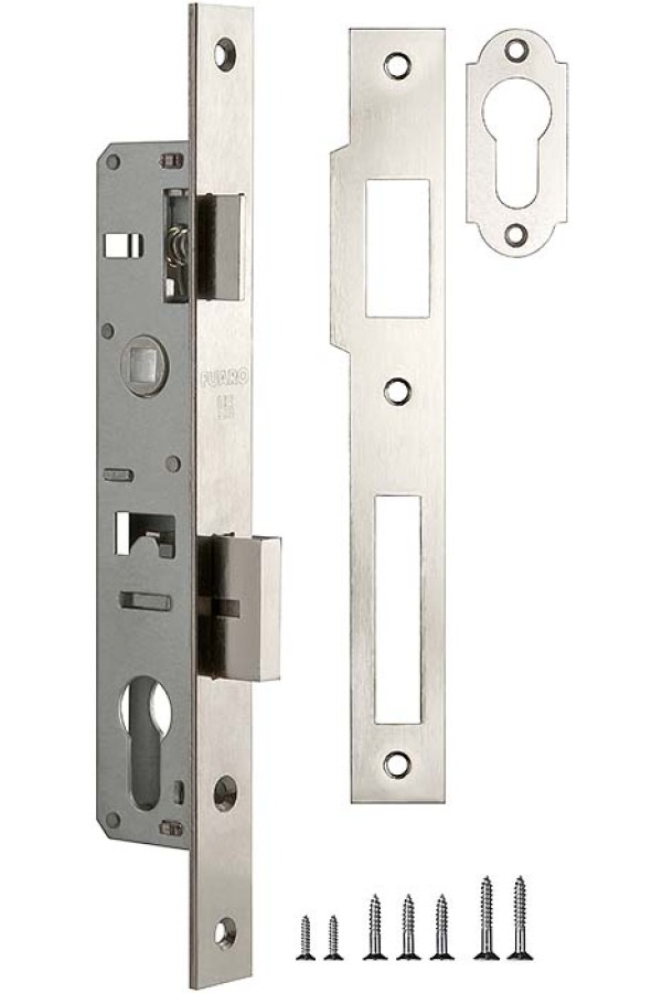 Корпус Fuaro (Фуаро) узкопрофильного замка с защелкой PROF153-20/85 (153-20/85) CP хром