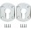 Накладка Fuaro (Фуаро) на цилиндр ESC.C+C/OV.set (ESC031) CP хром (2шт.)