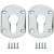Накладка Fuaro (Фуаро) на цилиндр ESC.C+C/OV.set (ESC031) CP хром (2шт.) Накладка Fuaro (Фуаро) на цилиндр ESC.C+C/OV.set (ESC031) CP хром (2шт.)
