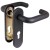 Ручка Fuaro (Фуаро) дверная FP.DH172.0433 NE (DH-0433 NE) (9x140) с пружиной BL-24 черный Ручка Fuaro (Фуаро) дверная FP.DH172.0433 NE (DH-0433 NE) (9x140) с пружиной BL-24 черный