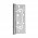 Петля Fuaro (Фуаро) универсальная без врезки IN4300W CP (300-2BB 100x2) (хром)