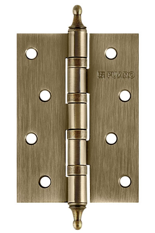 Петля Fuaro (Фуаро) универсальная IN4400UA-BL AB (4BB/A/BL 100x75x2,5) бронза БЛИСТЕР