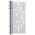 Петля Fuaro (Фуаро) универсальная без врезки IN4500W-BL CP (500-2BB/BL 100x2,5) хром БЛИСТЕР