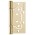 Петля Fuaro (Фуаро) универсальная без врезки IN4500W-BL PB (500-2BB/BL 100x2,5) латунь БЛИСТЕР