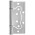 Петля Fuaro (Фуаро) универсальная без врезки IN4500W-BL SC (500-2BB/BL 100x2,5) матовый хром БЛИСТЕР