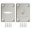 Накладка Fuaro (Фуаро) на сувальдный замок ESC.S-lift+S/K.set (ESC081/082) мат.никель (2шт.)
