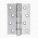 Петля Armadillo (Армадилло) универсальная IN4500UC-BL CP 102x76x3 INOX304 хром БЛИСТЕР