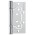 Петля Fuaro (Фуаро) универсальная без врезки IN4500W CP (500-2BB 100x2,5) хром