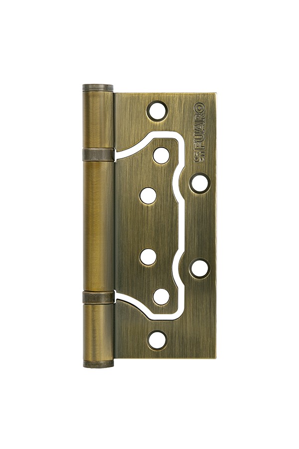 Петля Fuaro (Фуаро) универсальная без врезки IN4500W WAB (500-2BB 100x2,5) мат. бронза