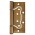 Петля Fuaro (Фуаро) универсальная без врезки IN4500W CFB (500-2BB 100x2,5) кофе глянец