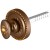 Ручка Armadillo (Армадилло) поворотная BKW8.R.CL55 (BKW8/CL) BB-17 коричневая бронза