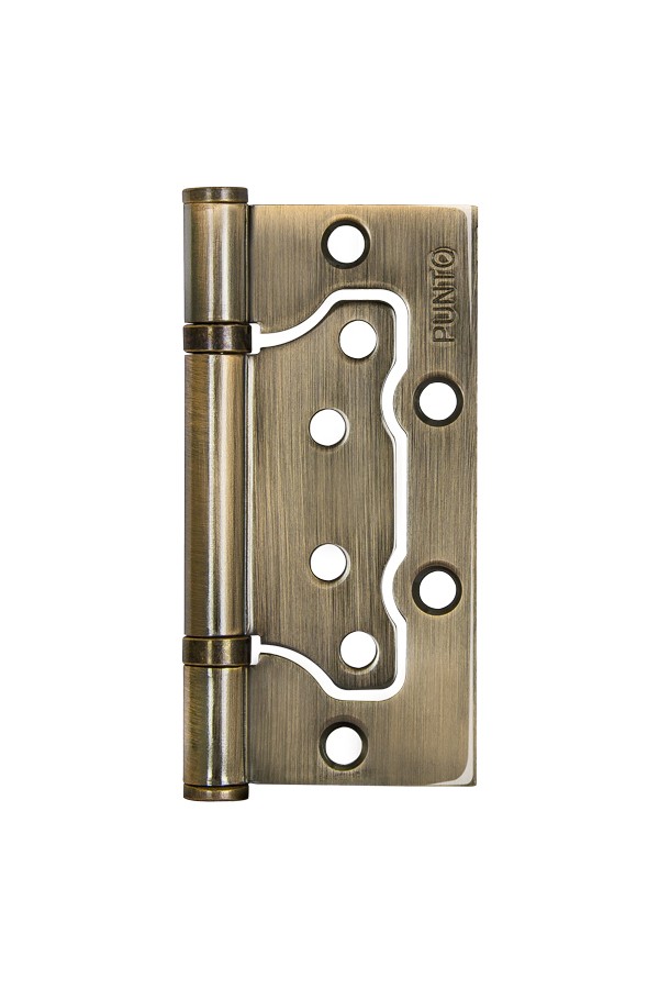 Петля Punto (Пунто) универсальная без врезки IN4200W AB (200-2B 100x2,5) бронза