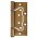 Петля Fuaro (Фуаро) универсальная без врезки IN4500W-BL CFB (500-2BB/BL 100x2,5) кофе глянец БЛИСТЕР