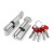 Цилиндровый Fuaro (Фуаро) механизм (D-PRO502/60) D-PRO5002Knob60(25+10+25) CP хром 5Key