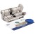 Цилиндровый механизм Mottura (Моттура) с вертушкой CP4F464601R (92 мм/41+10+41) МАТ.НИКЕЛЬ