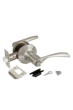 Ручка Ajax (Аякс) защелка DK610 SN-BK (6010 SN-B) (фик.) мат. никель