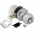 Ручка Ajax (Аякс) защелка DK682 CP-BK (6082 CP-B) (фик.) хром