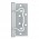 Петля Fuaro (Фуаро) универсальная без врезки IN4500W-BL PC (500-2BB/BL 100x2,5) перламутровый хром БЛИСТЕР
