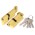 Цилиндровый Ajax (Аякс) механизм (AX102/60) AX1002Knob60 (25+10+25) PB латунь с вертушкой