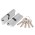 Цилиндровый Ajax (Аякс) механизм (AX200/70) AX2000Key70 (30+10+30) CP хром