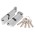 Цилиндровый Ajax (Аякс) механизм (AX202/80) AX2002Knob80 (35+10+35) CP хром с вертушкой