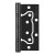 Петля Fuaro (Фуаро) универсальная без врезки IN4500W BL (500-2BB 100x2,5) черный матовый Петля Fuaro (Фуаро) универсальная без врезки IN4500W BL (500-2BB 100x2,5) черный матовый